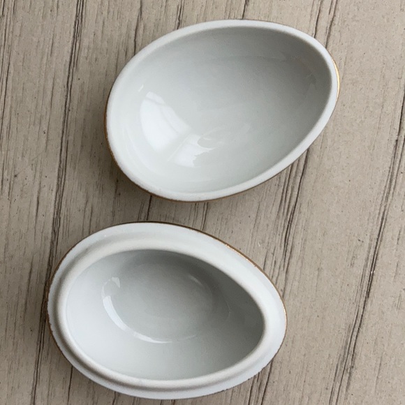 Limoges porcelain egg trinket dish - Picture 11 of 11